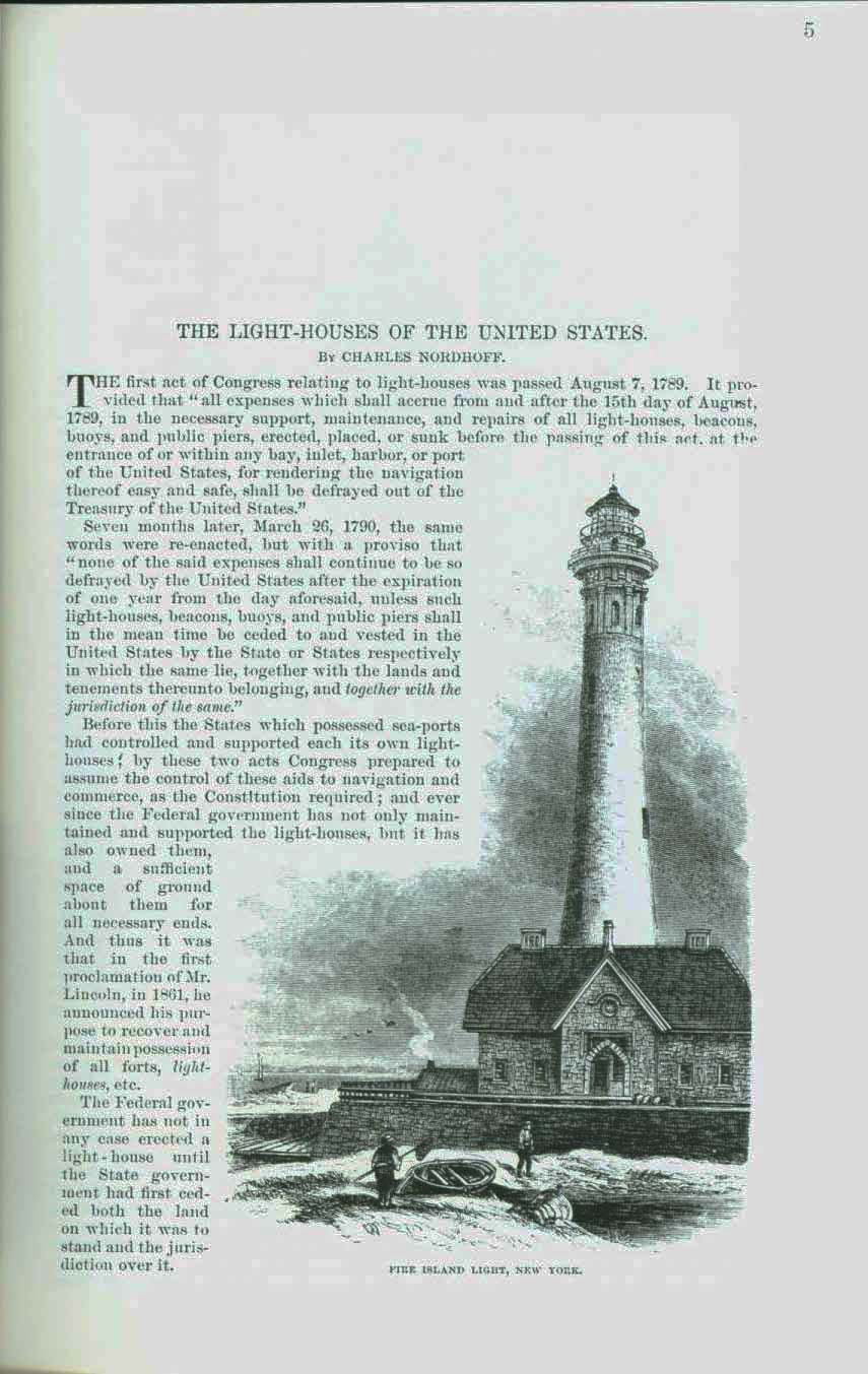 THE LIGHT-HOUSES OF THE UNITED STATES IN 1874. vist0086b